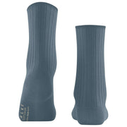 Falke katoenen ribsokken - Monumentblauw