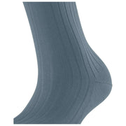 Falke katoenen ribsokken - Monumentblauw