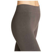 Naadloze legging van Falke katoen - carbongrijs