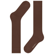 Falke Cotton Touch Kniekousen - Cappuccino Bruin