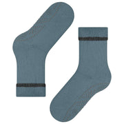 Falke Cuddle Pad Slipper Sokken - Monument Blauw