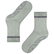 Falke Cuddle Pad Slipper Sokken - Zilvergrijs