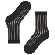 Falke Eyelet-sokken - Zwart