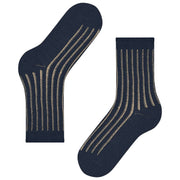 Falke Eyelet Sokken - Ruimteblauw