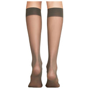 Falke Matt Deluxe 20 Denier Kniekousen - Carbongrijs