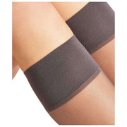 Falke Pure Matt 20 Denier Kniekousen - Carbongrijs