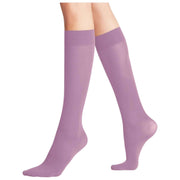 Falke Pure Matt 50 Denier Kniekousen - Blush Roze