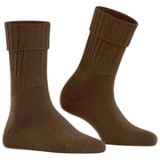 Falke Striggings Rib Boot Sokken - Cappuccino Bruin