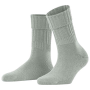 Falke Striggings Rib Boot Sokken - Zilvergrijs