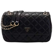 GUESS Juliet converteerbare schoudertas met flap - zwart