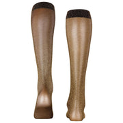 Falke Glitter 30 Denier Kniekousen - Zwart/Goud