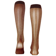 Falke Glitter 30 Denier Kniekousen - Barolo/Goud