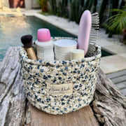 Moon Nude Spring Vanity Bucket - Blauw/Wit/Groen