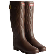 Hunter Original Tall Refined Onion Quilt Wellington-laarzen - Bruin
