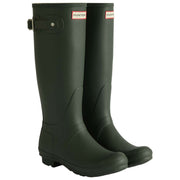 Hunter Original Tall Wellington Laarzen Met Tartan Gevoerd - Donker Olijfgroen
