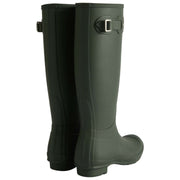 Hunter Original Tall Wellington Laarzen Met Tartan Gevoerd - Donker Olijfgroen