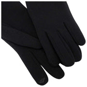 Isotoner Smartouch-handschoenen met thermische bontafwerking - Zwart