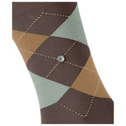 Burlington King Sokken - Bruin/Mintgroen
