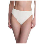 Natori Bliss Bare Cotton High Cut Slip - Ivoor