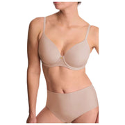 Natori Cloud Comfort T-shirtbeha met gladde achterkant - Licht mokka