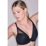 Natori Feathers Plunge T-shirt-bh - Zwart