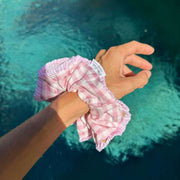 Moon Nude Strawberry Scrunchie - Roze/Rood