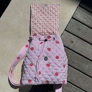 Moon Nude Strawberry Flap Rugzak - Roze/Rood