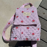 Moon Nude Strawberry Flap Rugzak - Roze/Rood
