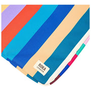 Roka Brick Lane laptophoes van gerecycled canvas - brede strepen