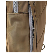 Roka Willesden grote gerecyclede nylon crossbodytas - legergroen