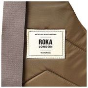 Roka Willesden grote gerecyclede nylon crossbodytas - legergroen