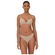 Skarlett blauwe prestige draadloze push-up bh - kasjmierbruin