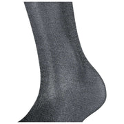 Falke Glitter 30 Denier Kniekousen - Zwart/Zilver