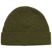 Superdry & Co Essential Logo Knitted Beanie Hat - Deep Army Green