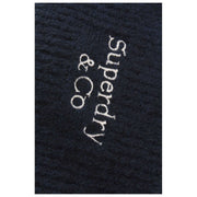 Superdry & Co Heritage Ribgebreide beanie - Eclipse Marine