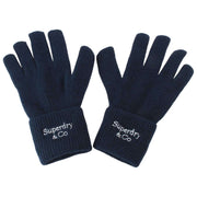Superdry & Co Heritage Ribgebreide Handschoenen - Eclipse Marine