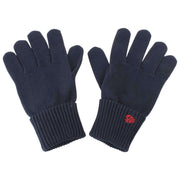 Superdry & Co SD Gebreide handschoenen met logo - Eclipse Marine