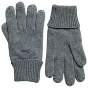 Superdry & Co Vintage Logo Gloves - Rich Charcoal Marl Grey