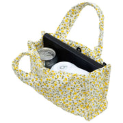 Moon Nude Mini Shopper met Boterbloem - Geel/Wit