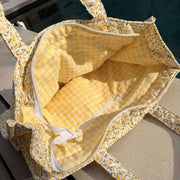 Moon Nude Buttercup Large Shopper Bag - Geel/Wit