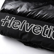 Helvetica Mountain Pioneers Pinto 2 donsjack met capuchon - zwart