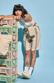 Achtertas Bill Telefoontas - Jute Beige