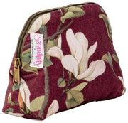 Elie Beaumont Serendipity Velvet Cosmetisch Etui - Burgundy Magnolia
