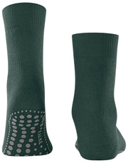 Falke Homepads pantoffelsokken - Pine Grove groen
