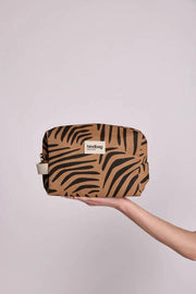 Hindbag Leon Toilettas - Zebra Kaneelbruin
