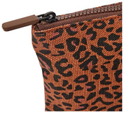 Roka Maida Vale medium katoenen canvas tasje - Mini Luipaardbruin