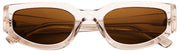 MessyWeekend Hart Blue Light Zonneleesbril - Bruin/Paloma Beige