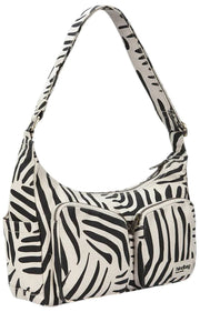 Hindbag Emile Multi Pocket Schoudertas - Tijger Ecru