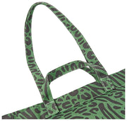 Roka Marylebone grote katoenen canvas oversized draagtas - Artisjokgroen