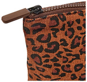 Roka Maida Vale klein katoenen canvas tasje - Mini Luipaardbruin